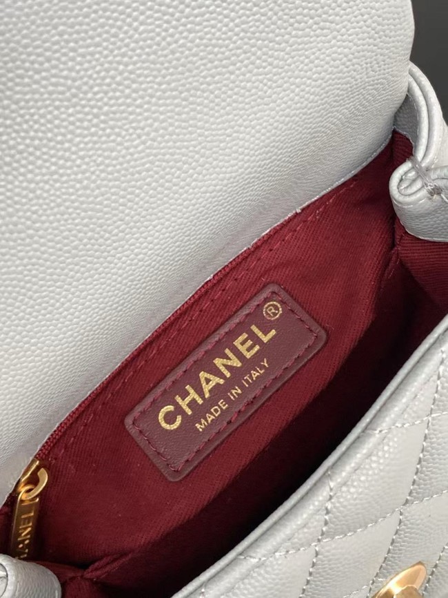 Chanel MINI FLAP BAG WITH TOP HANDLE AS2215-9
