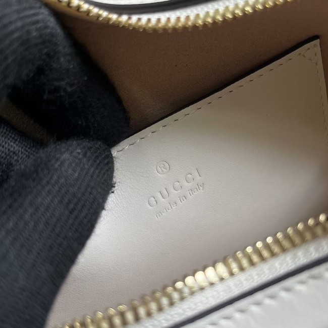 GUCCI GG MARMONT SMALL SHOULDER BAG 751628 WHITE