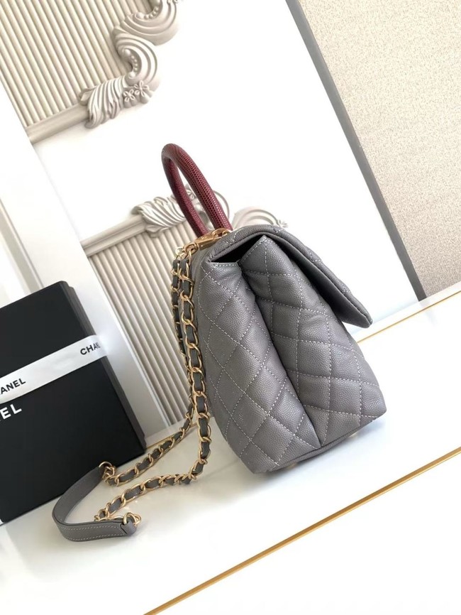 Chanel LARGE FLAP BAG WITH TOP HANDLE 92991-15