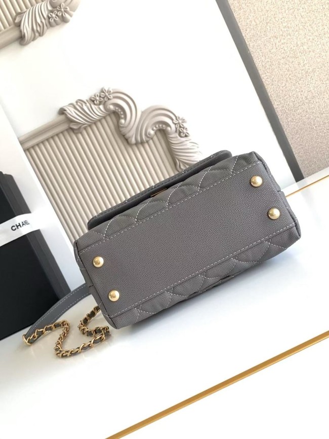 Chanel MINI FLAP BAG WITH TOP HANDLE AS2215-15