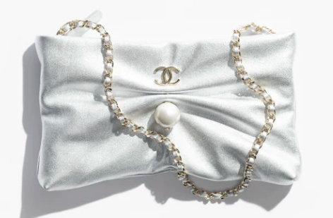 Chanel CLUTCH WITH CHAIN AP4613 Silver