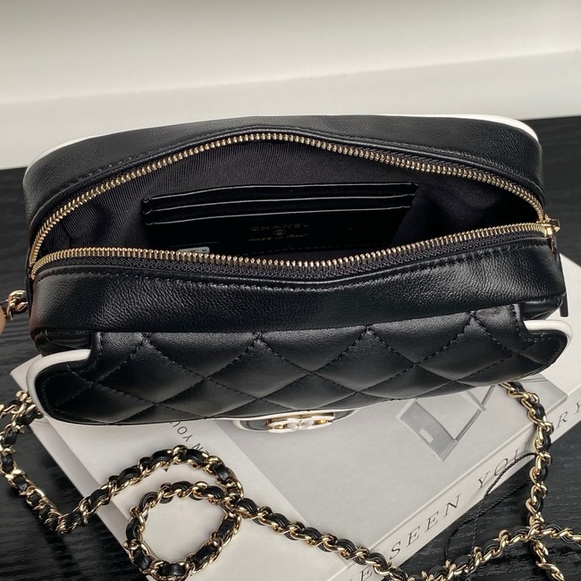Chanel CLUTCH WITH CHAIN AP4516 Black&White