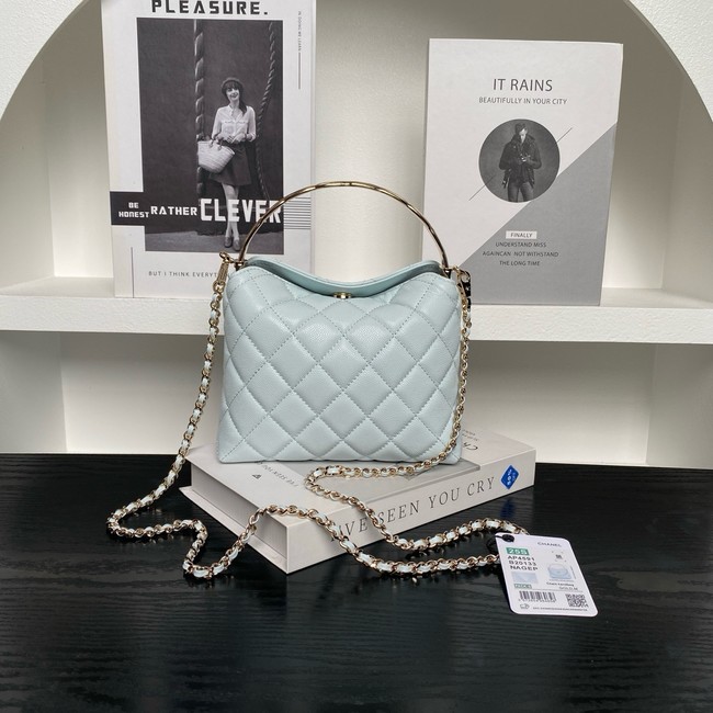 Chanel CLUTCH WITH CHAIN AP4591 light blue