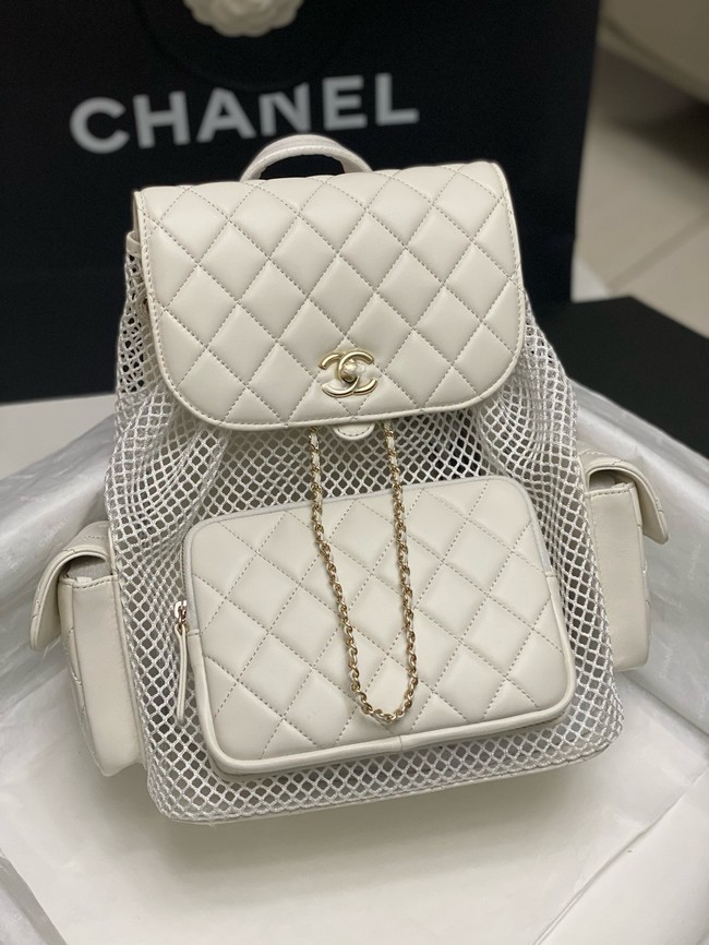 Chanel BACKPACK AS5483 WHITE