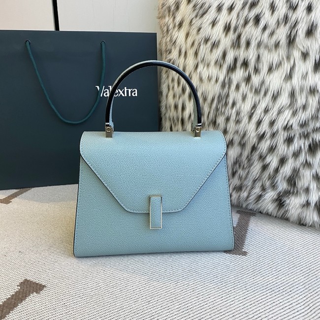 Valextra Iside Top Handle Medium Bag 56028 BLUE