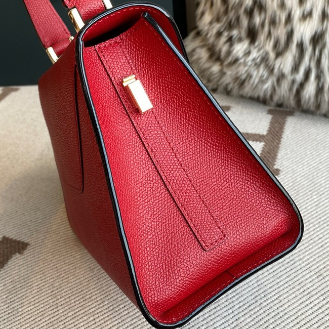 Valextra Iside Top Handle Medium Bag 56028 LOVE RED