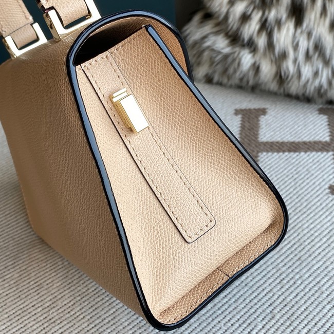 Valextra Iside Top Handle Mini Bag 00359 Nude