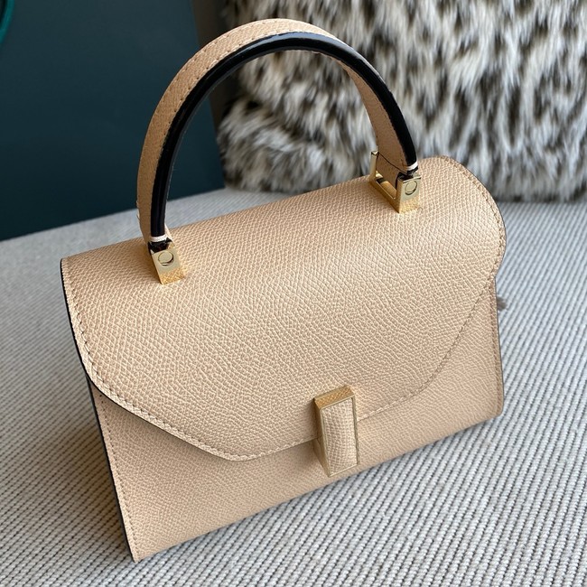 Valextra Iside Top Handle Mini Bag 00359 Nude