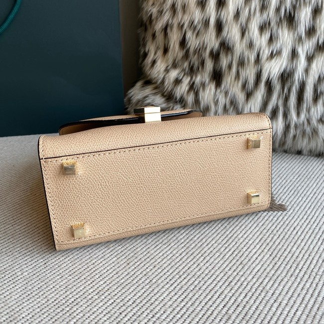 Valextra Iside Top Handle Mini Bag 00359 Nude