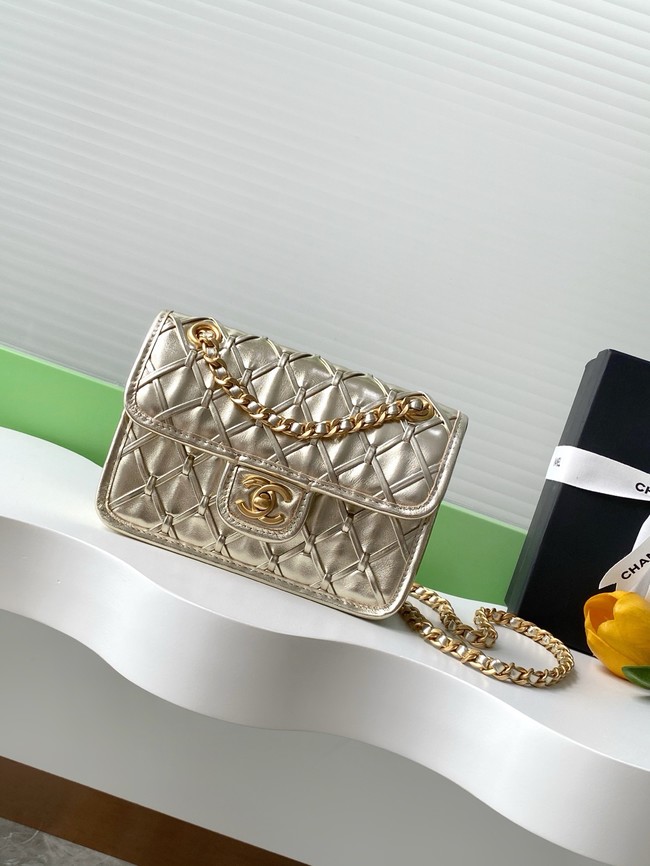 Chanel Mini flap bag AS4797 gold