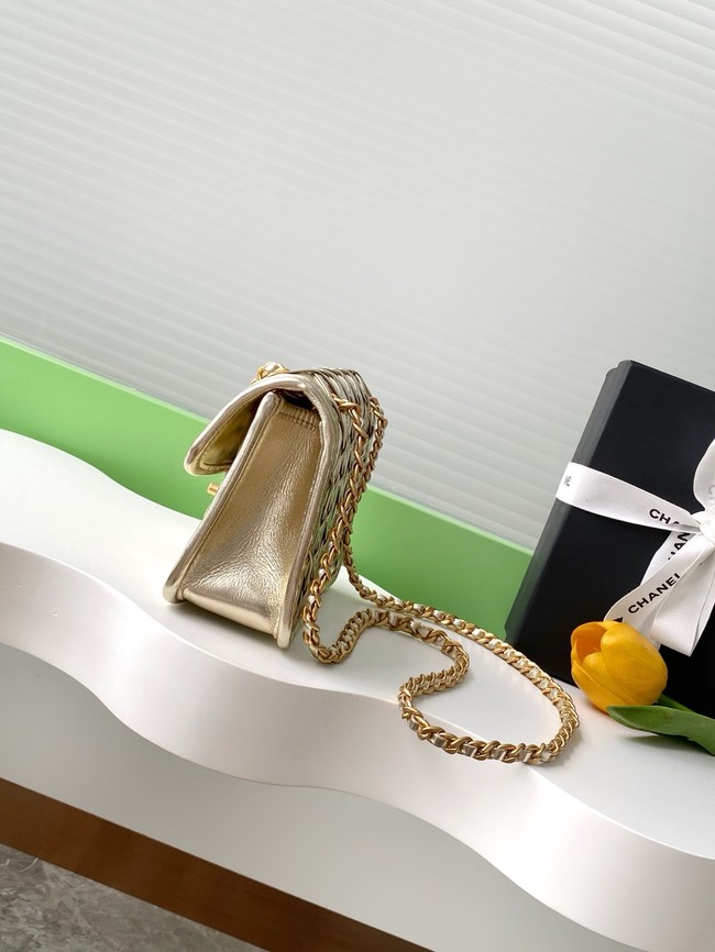 Chanel Mini flap bag AS4797 gold