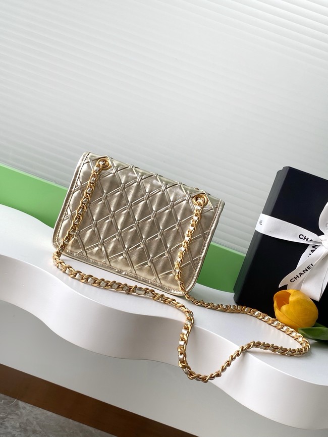 Chanel Mini flap bag AS4797 gold