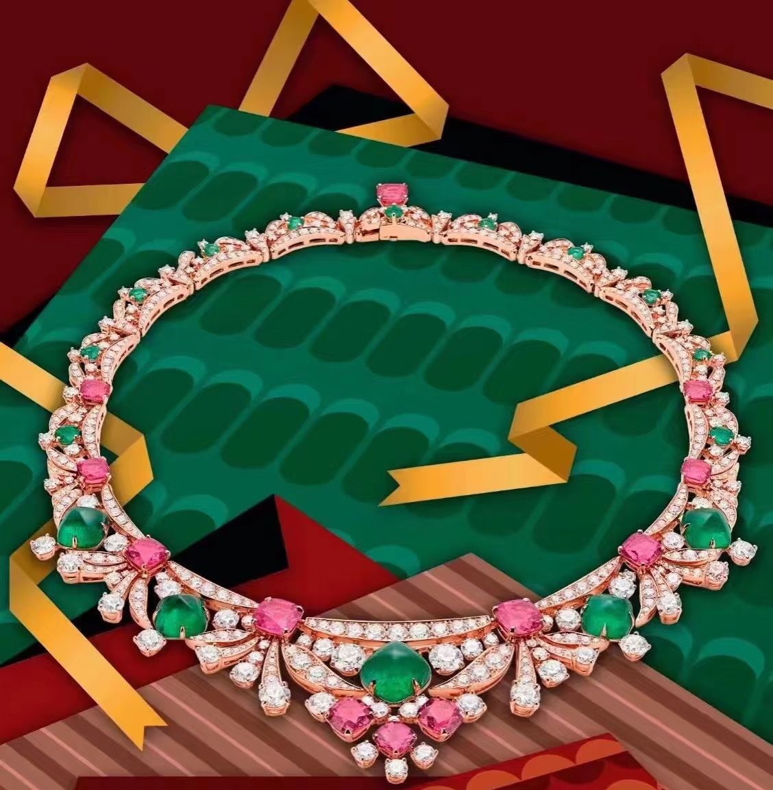 BVLGARI necklace&Earring CE16781
