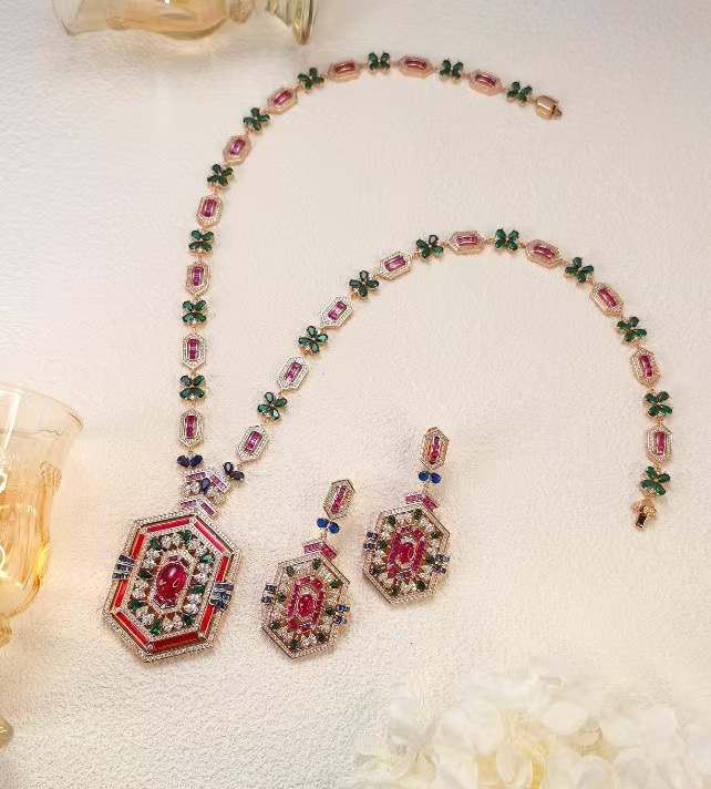BVLGARI necklace&Earring CE16787