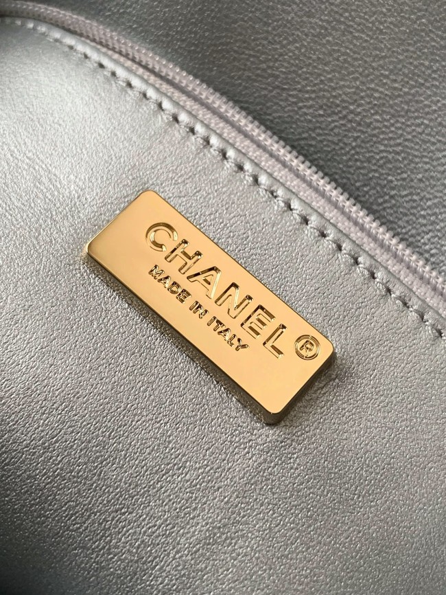Chanel FLAP BAG AS4561 Silvery