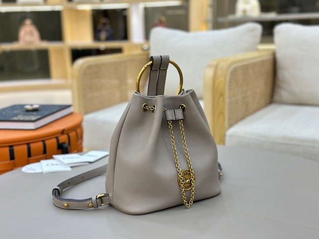 CHLOE leather shoulder bag 9965 gray