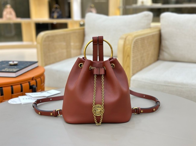 CHLOE leather shoulder bag 9965 tan