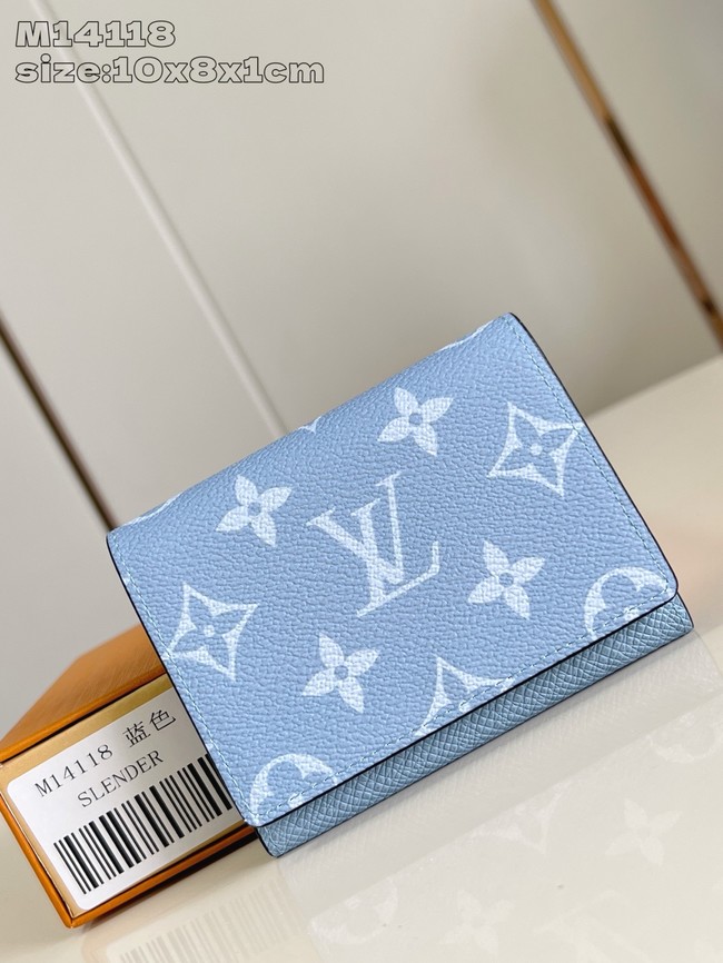 Louis Vuitton Card Holder M14118 blue