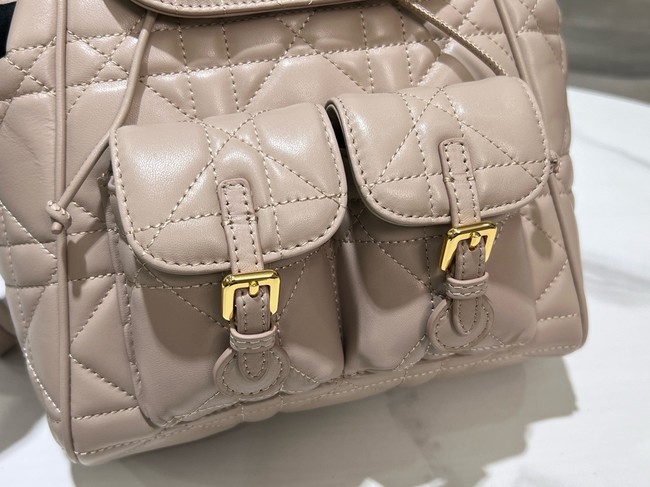 DIOR Medium Dior Caro Backpack M6301UN Desert Taupe