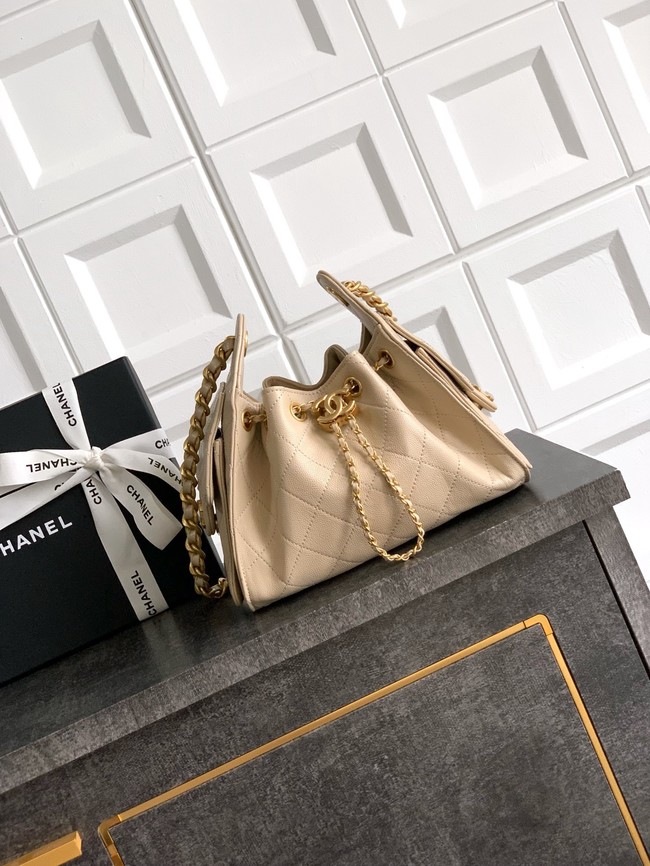 CHANEL 25 MINI HANDBAG AS5631 Apricot