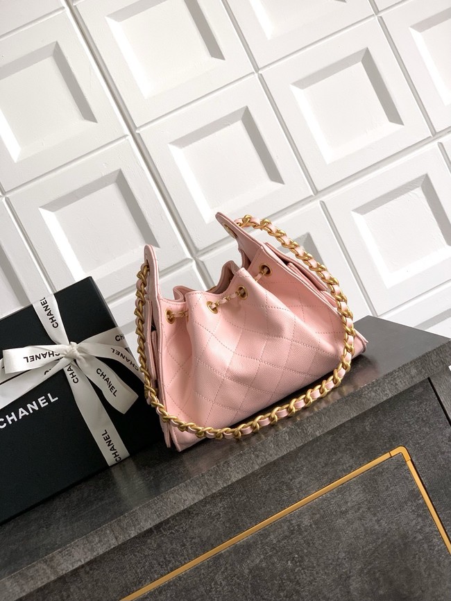 CHANEL 25 MINI HANDBAG AS5631 pink