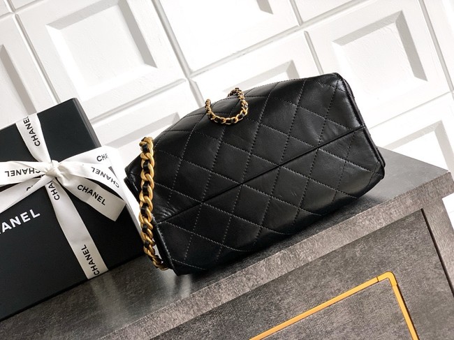 CHANEL 25 MINI HANDBAG Lambskin AS5631 black