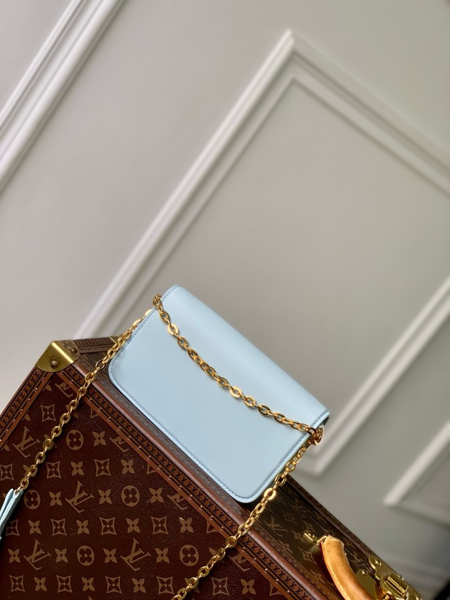 Louis Vuitton NEW Wallet On Chain LV Bloom M14581 Azur