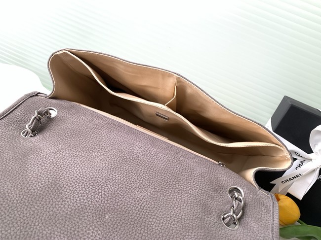 Chanel MAXI FLAP BAG Shoulder Bag AS6068 gray