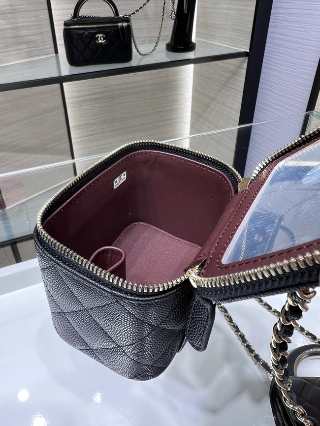 CHANEL Classic Small Vanity with Chain AP1340 black