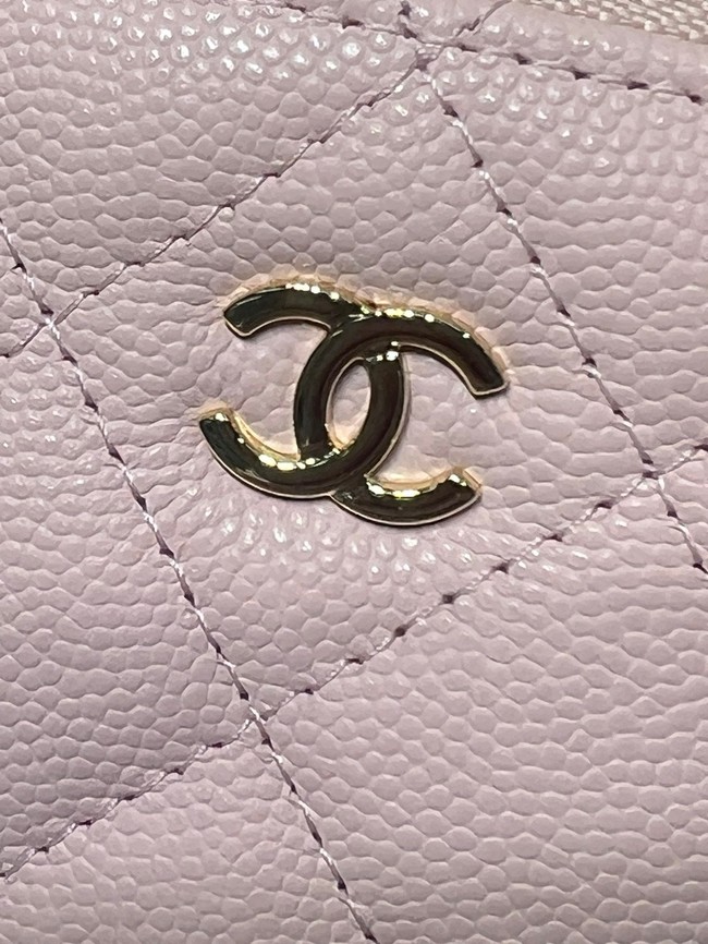 CHANEL Classic Small Vanity with Chain AP1340 pink