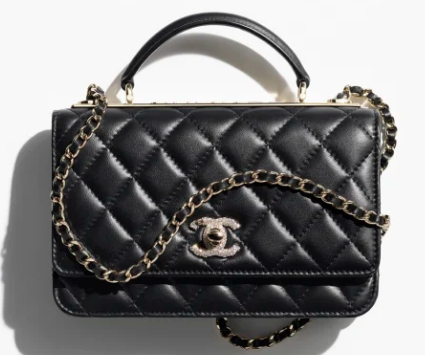 CHANEL Wallet On Chain AP4323 black