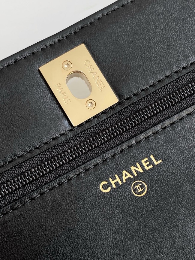 CHANEL Wallet On Chain AP4323 black