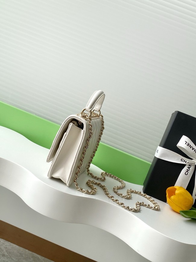 CHANEL Wallet On Chain AP4323 white