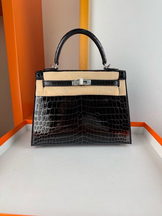 Hermes Kelly Shoulder Bags Nile crocodile leather KL3598-3