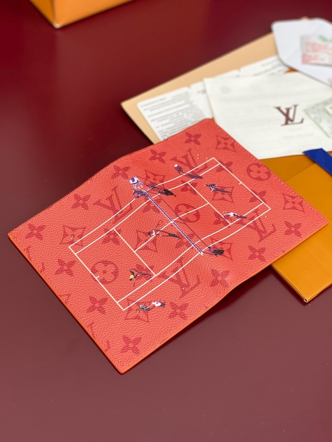 Louis Vuitton Passport Cover M14877 Brick Red