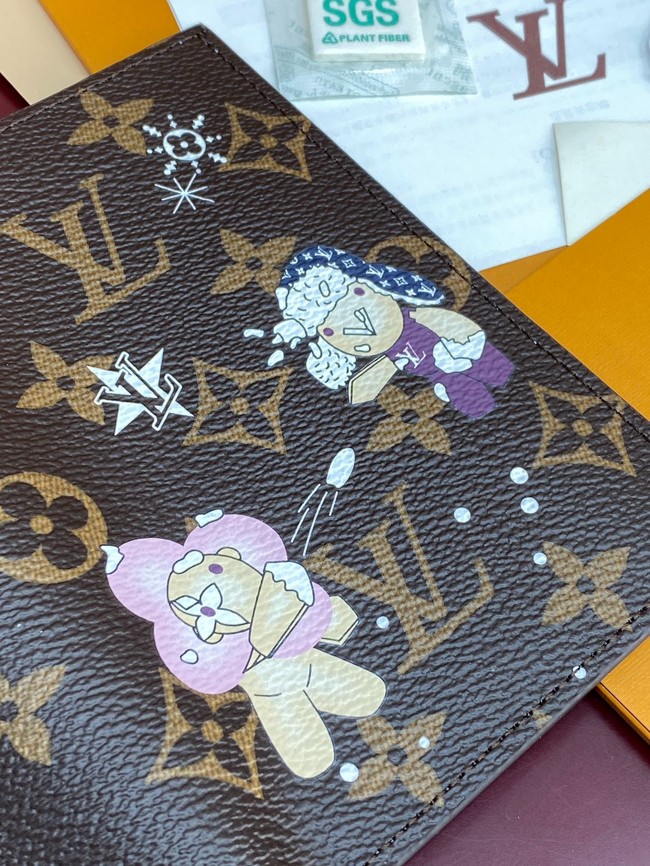 Louis Vuitton Passport Cover M14877 brown