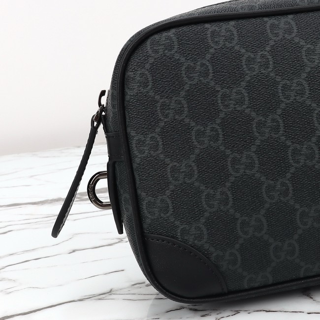 GUCCI Supreme canvas Clutche 821164 black