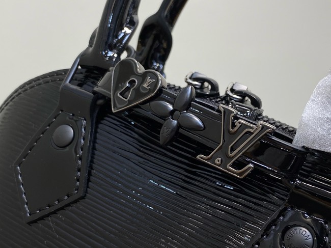 Louis Vuitton Alma Mini LV&I CUSTOMIZABLE K00015 black