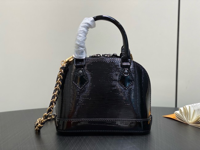 Louis Vuitton Alma Mini LV&I CUSTOMIZABLE K00015 black