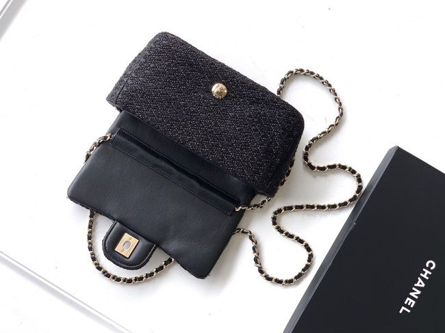 Chanel Classic Wallet On Chain AS5279 black
