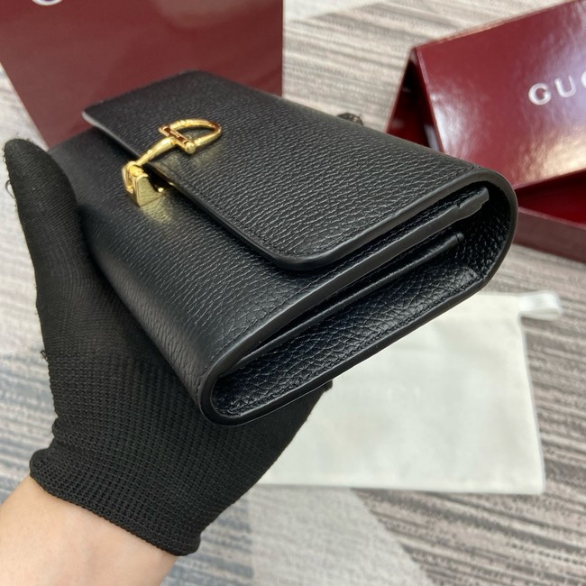 Gucci Softbit continental wallet 828147 black