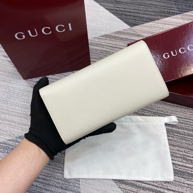 Gucci Softbit continental wallet 828147 white