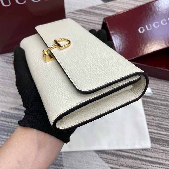 Gucci Softbit continental wallet 828147 white