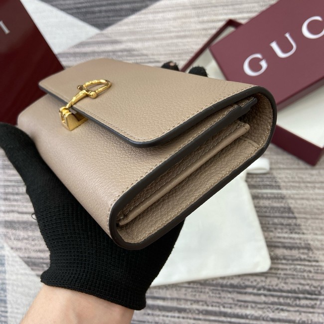 Gucci Softbit continental wallet 828147 gray