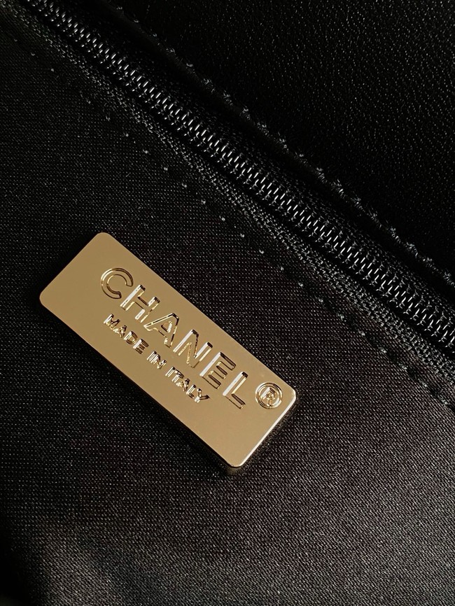 Chanel Fringed Sequins Flap Bag AS4561 black
