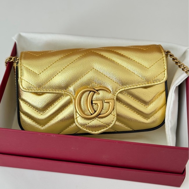 Gucci GG Marmont mini bag 476433 gold