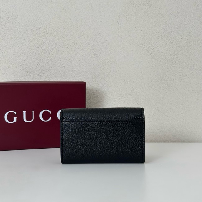 Gucci Softbit card case 828148 black