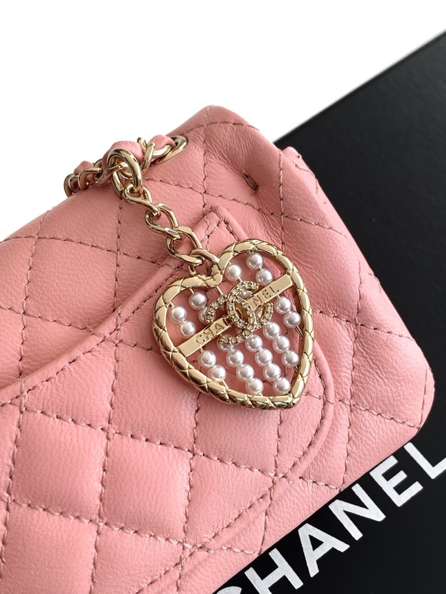 Chanel Classic Mini Bag with hook AP4760 pink