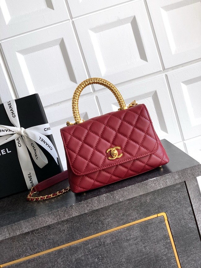 Chanel FLAP BAG WITH TOP HANDLE 92990-20