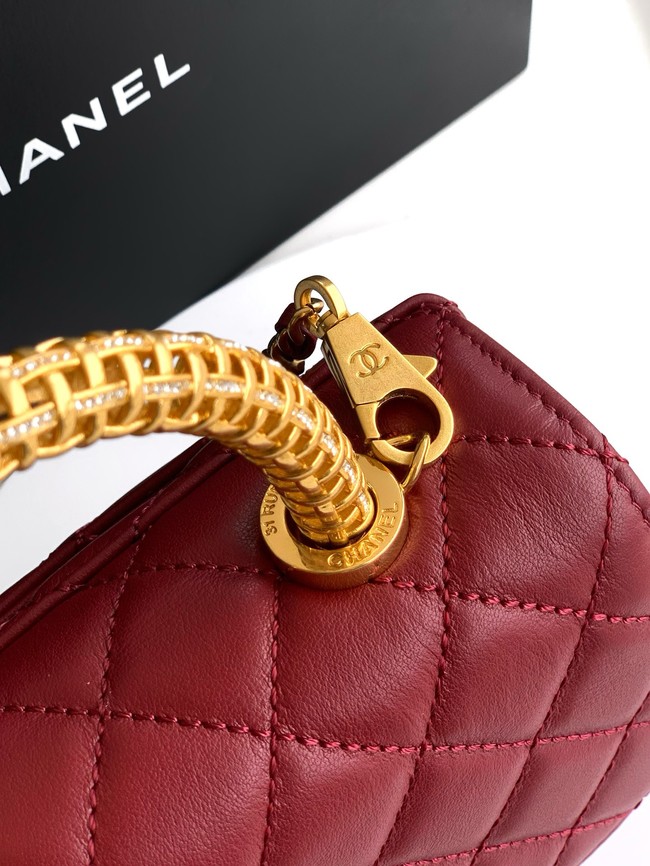 Chanel FLAP BAG WITH TOP HANDLE 92990-20